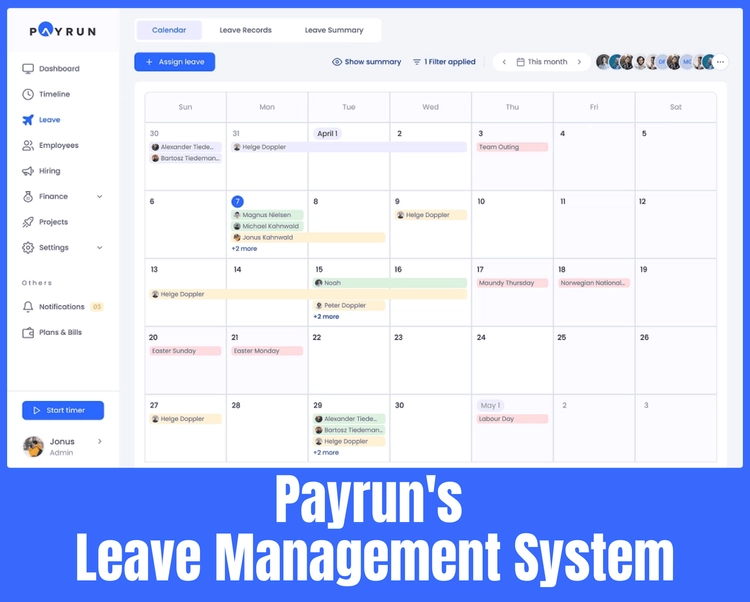 How Payrun Simplifies Leave Management System for HR Teams
