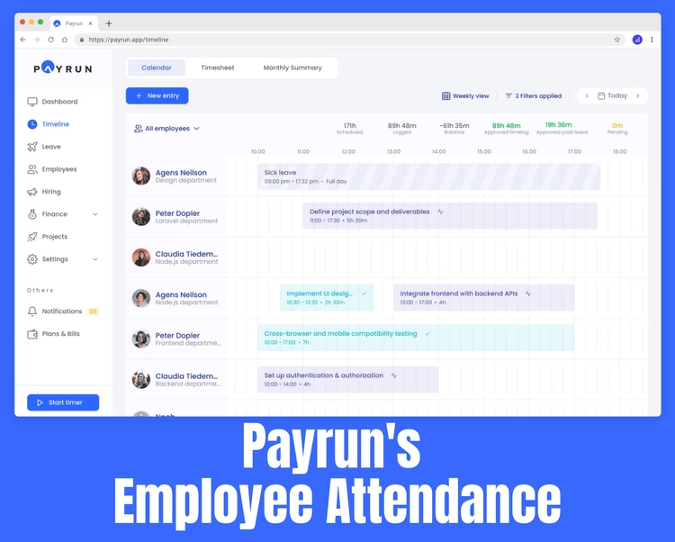 How to Track Employee Attendance with Payrun