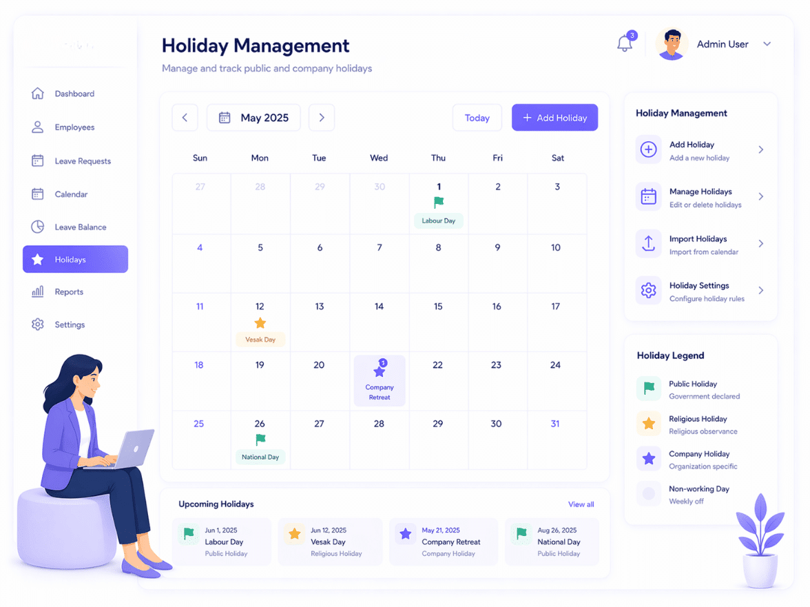 Holiday Management System