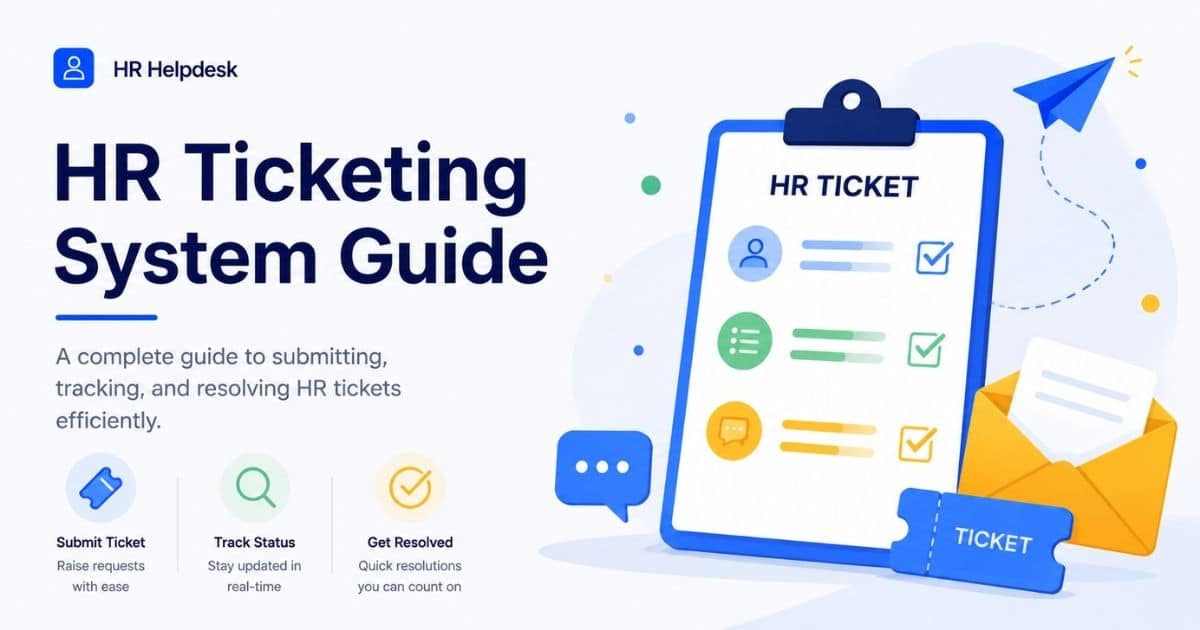 HR Ticketing System Guide